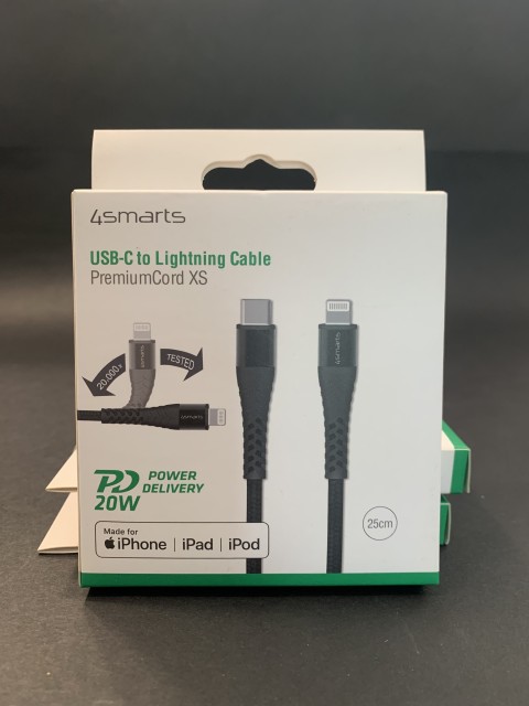 4Smarts USB-C Към Lightning Кабел 25см