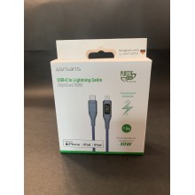 4smarts USB-C Kъм Lightning Kабел DigitCord 30W