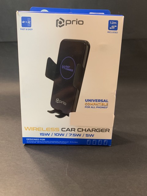 Prio Wireless Car Charger 15W