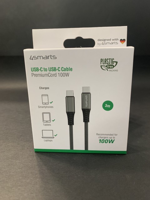 4Smarts USB-C към USB-C PremiumCord 100W 3m