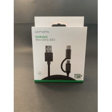 4Smarts ComboCord Micro USB и USB-C Кабел