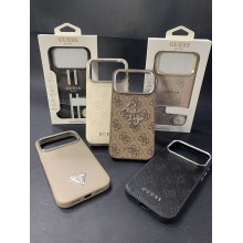 Guess Leather Magnetic Кейс за iPhone 17 Pro Max